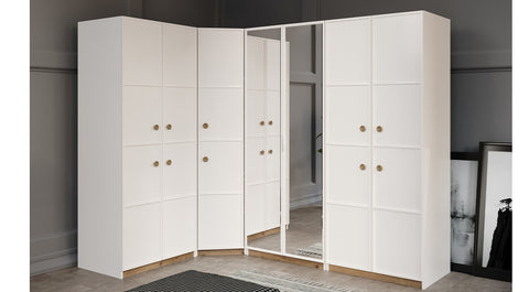 Aytas Corner Wardrobe Bedroom Set