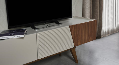 Trend Wooden Leg Tv Unit