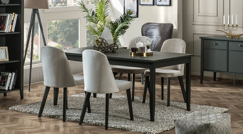 Urban Anthracite Dining Room Set