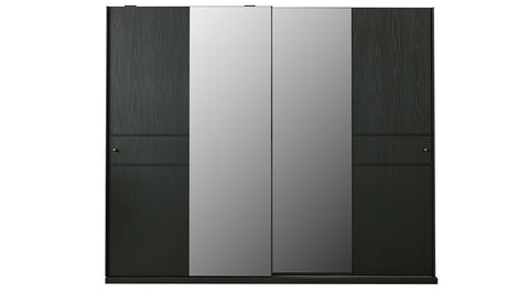 Urban Anthracite Sliding Door Bedroom Set