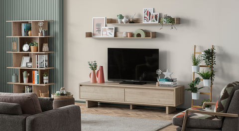 Vega Wooden Leg Tv Unit