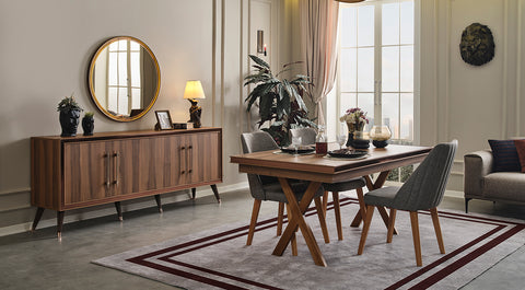 Soil Walnut Dining Room Set