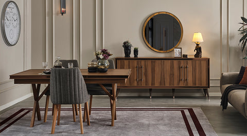 Soil Walnut Dining Room Set