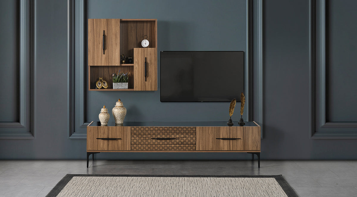 Zenit Walnut TV Unit