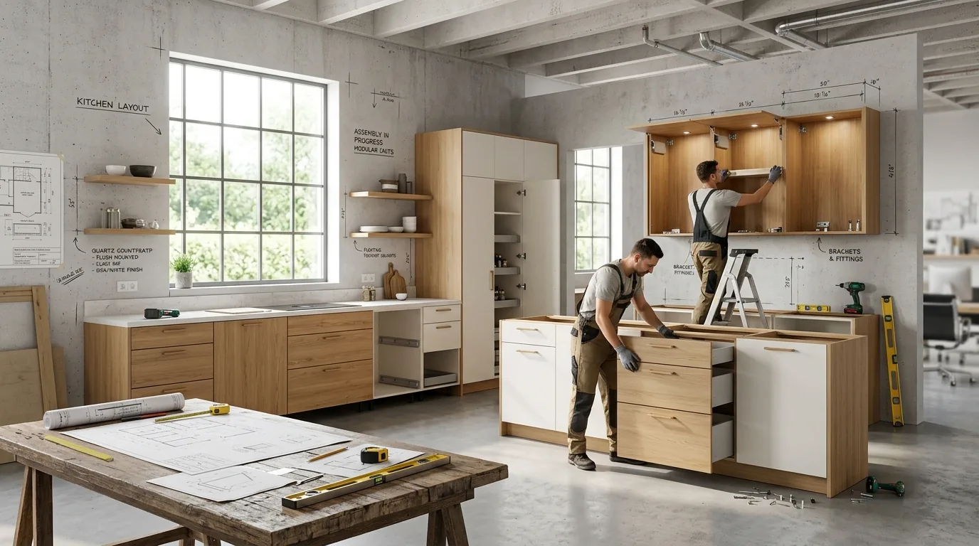 دليلك العملي لاختيار وتجميع وحدات مطبخك بنفسك: ٥ خطوات بسيطة لتصميم مطبخ أحلامك بدون تعقيد