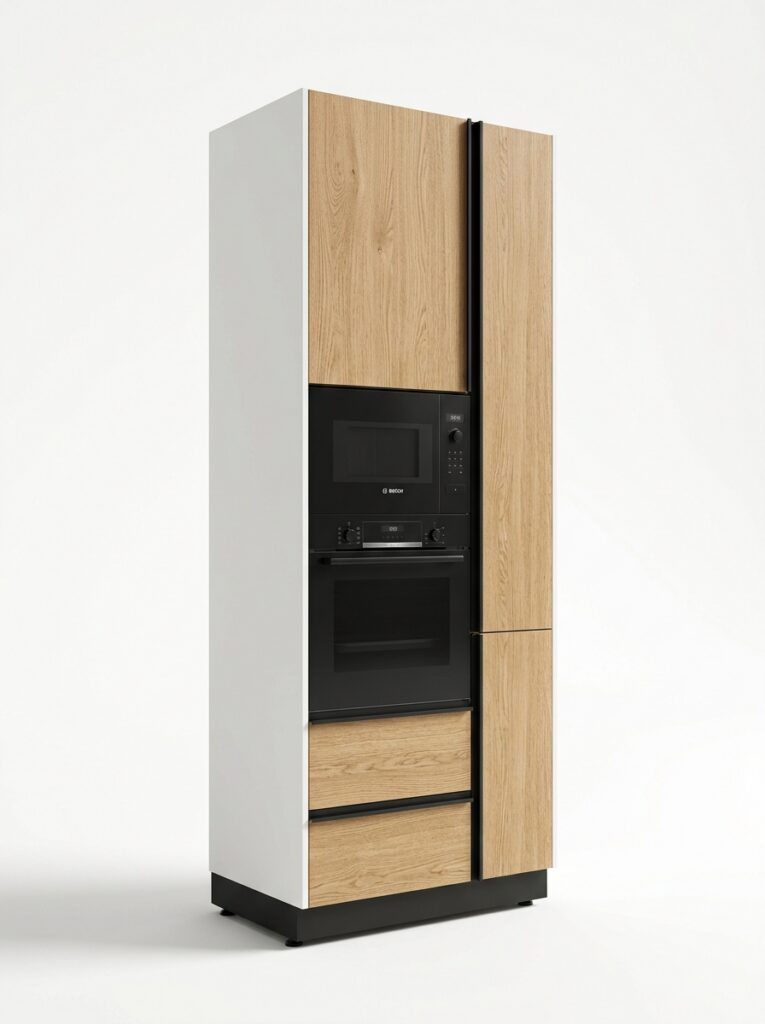 دولاب طولي للأجهزة المدمجة والتخزين (Pantry Tower)